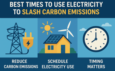 Nieuw onderzoek onthult de beste tijden om elektriciteit te gebruiken om de CO2-uitstoot te verminderen
